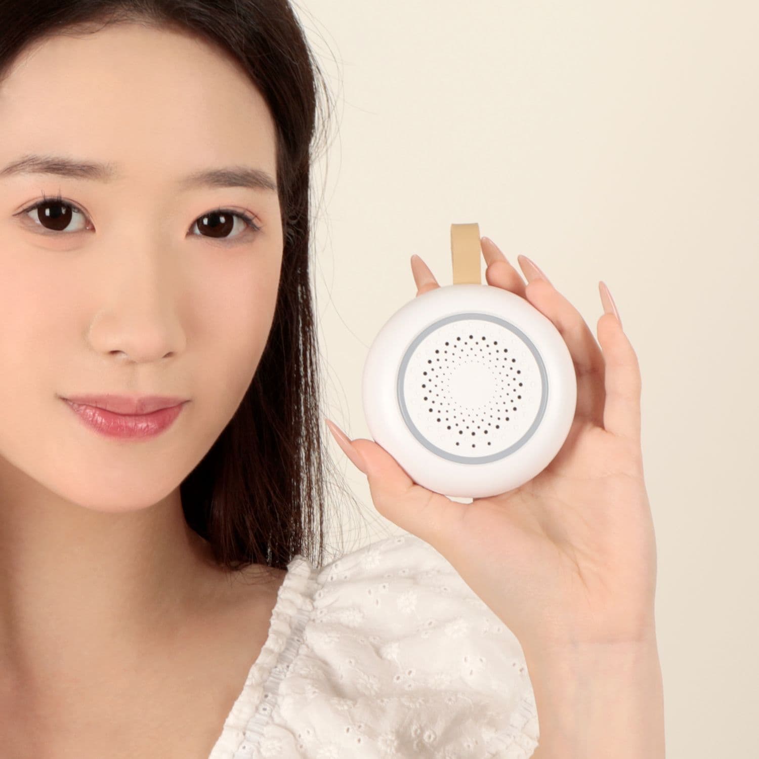 White Noise Sleep Assistant with Auto Cry Detection, Baby Soothing Music and Night Light Function