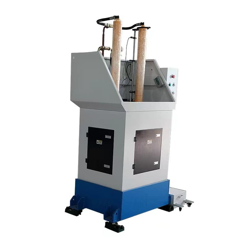 Linyu Machinery source factory supplies and sells steering wheel vertical dual-cylinder hydraulic broaching machine and cutting machine.