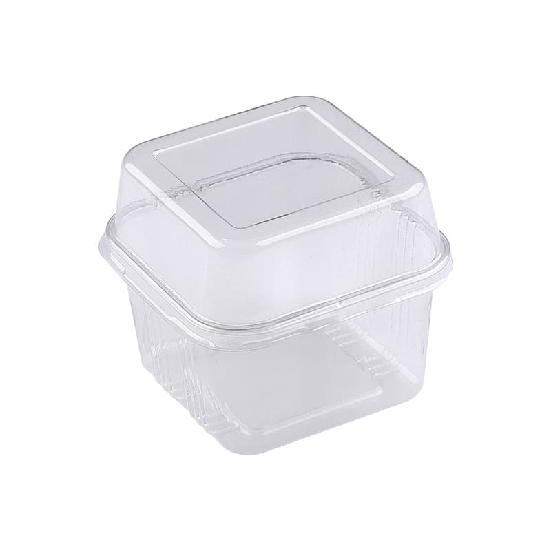 Mini Cream Cake Bowl Box Transparent Ice Cream Dessert Yogurt Mousse Ins Style Plastic Packaging Box