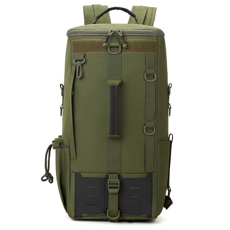 Source factory outdoor leisure large capacity backpack, carrying bag, mountaineering backpack, hiking, waterproof and wear-resistant camping double shoulder bag