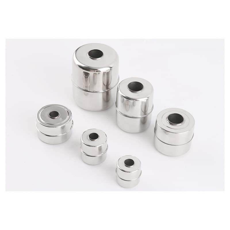 Cylindrical stainless steel float, 304 or 316 magnetic float, with magnetic level switch, small float accessory.