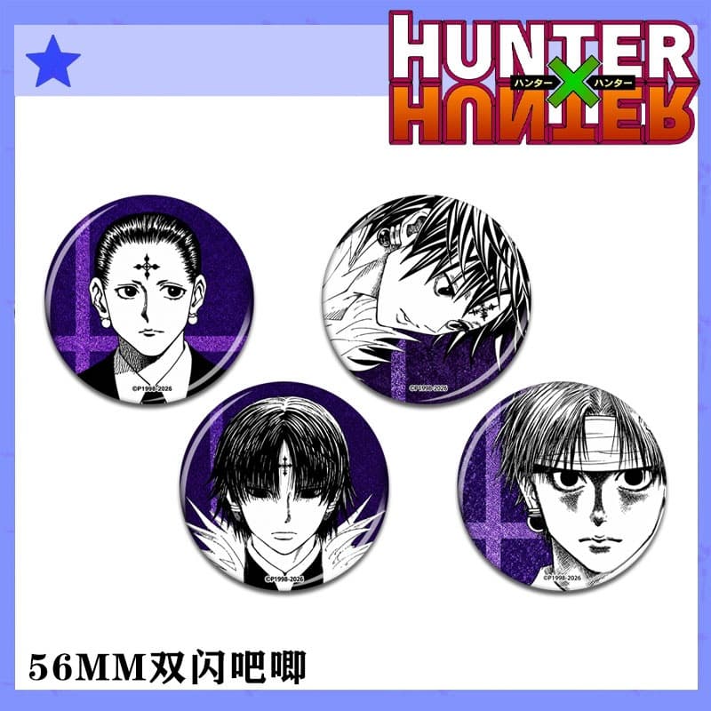 [Original Bag Direct Ship] Hunter x Hunter Official Badge Killua Merch Kurapika Pin Hisoka Kuroro