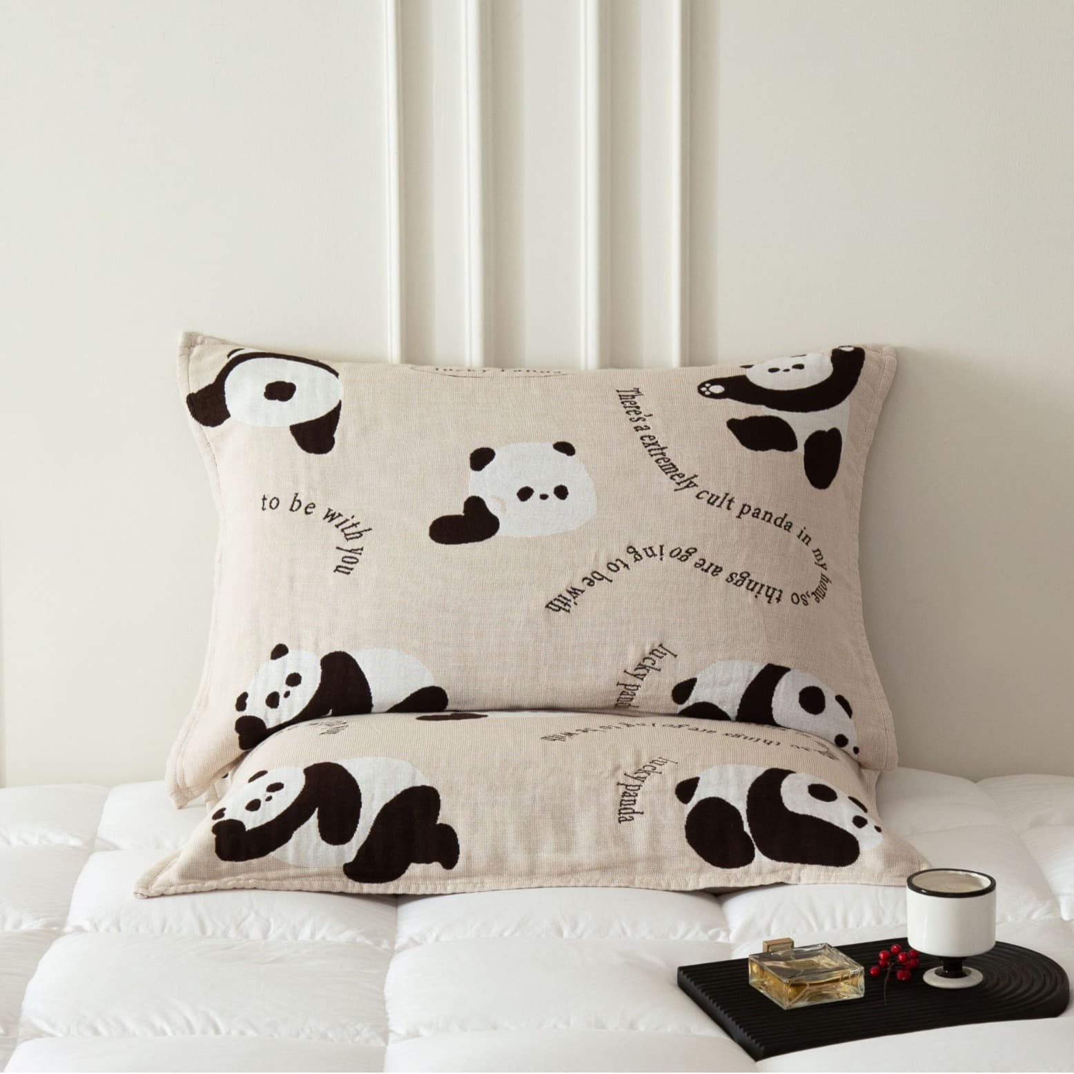 New cotton four-layer gauze pillowcase, soft and breathable, suitable for adults, couples, students, and guesthouses, with cartoon designs.