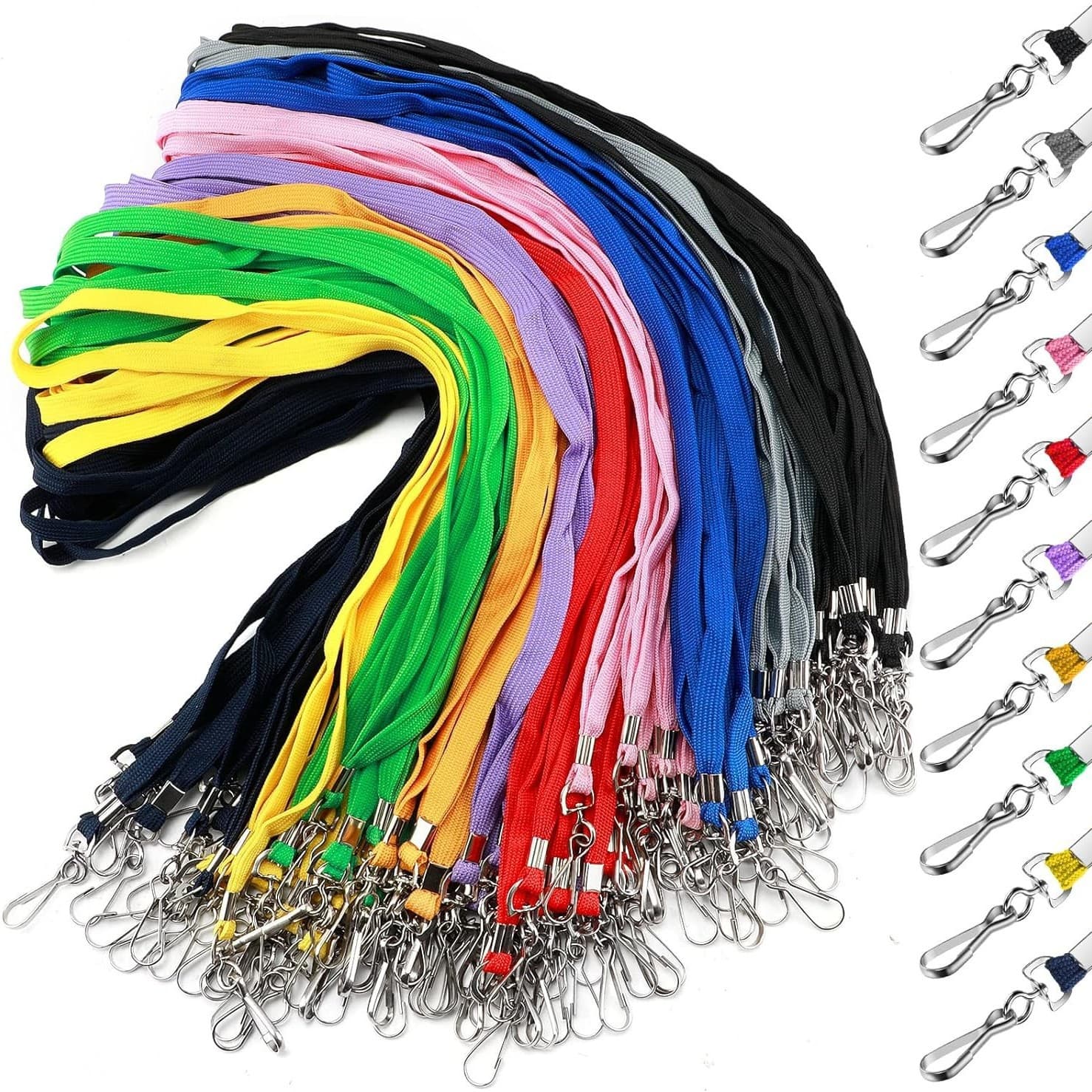 Heat Transfer ID Card Lanyard Student ID Strap Exhibition Jacquard Webbing Camera Strap Cross-border Export Lanyard