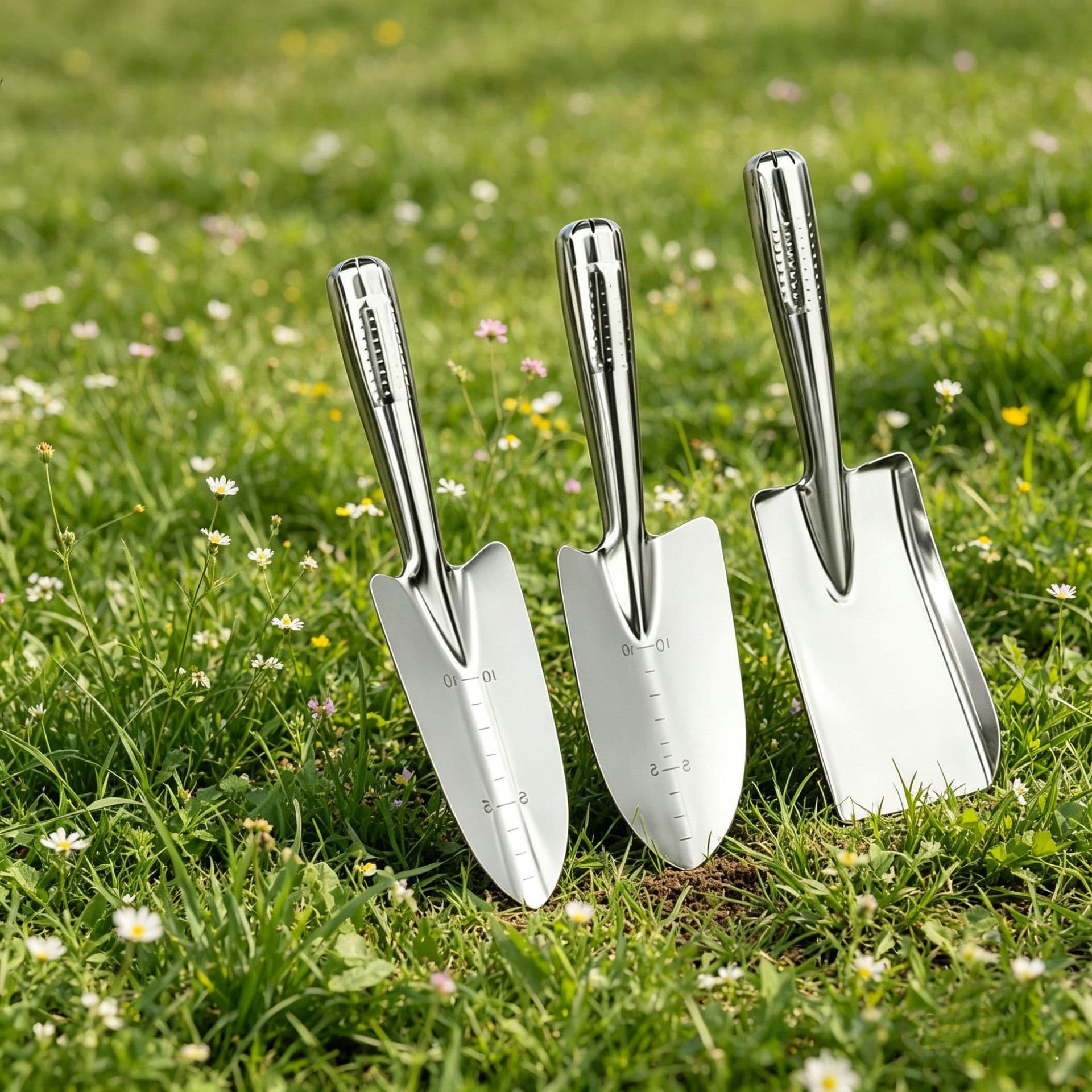 Gardening Tool Home Set for Planting Vegetables, Flowers, Succulents, Beach Digging Shovel, Iron Spade, Small Garden Trowel