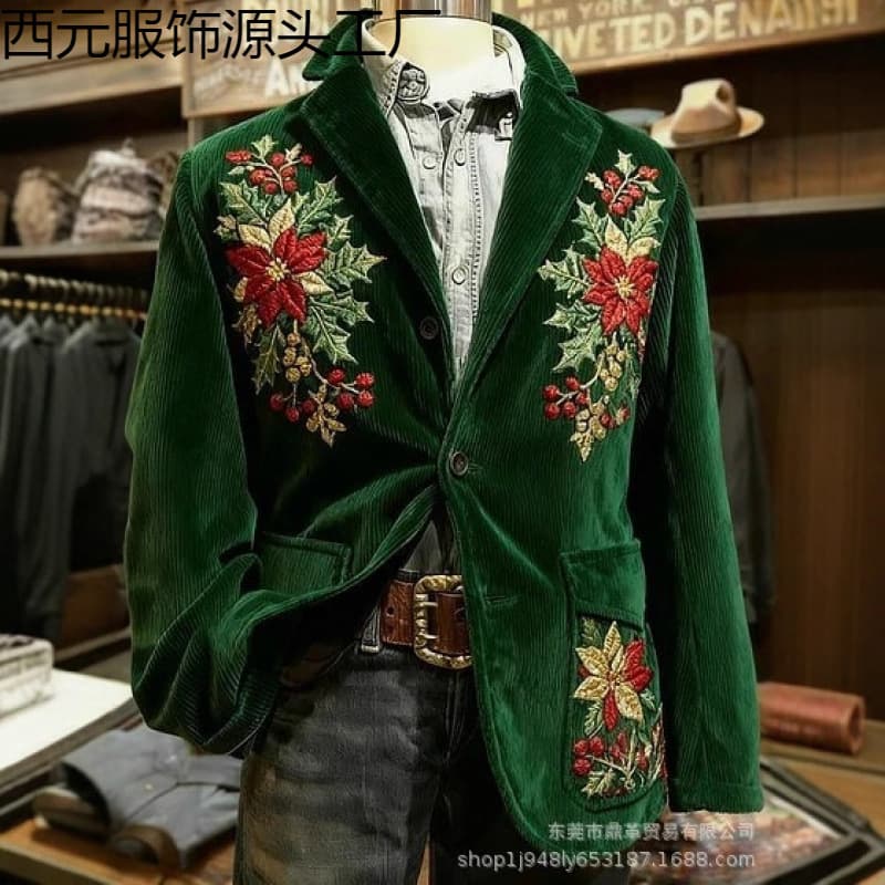 2025 cross-border foreign trade new, 3D digital print pattern, autumn/winter casual long sleeve suit versatile comfortable
