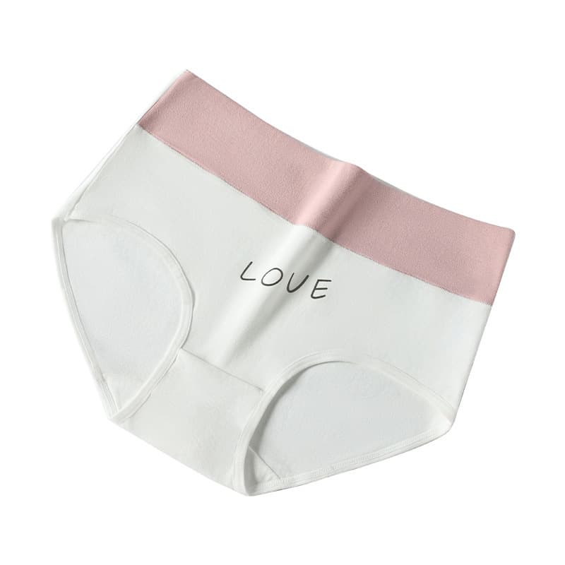 Factory Direct Hot-Selling Plus Size 7A Antibacterial Full Cotton Women's Panties 60s Breathable Pure Cotton Crotch High Waist for Plus Size Women