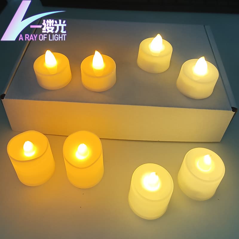 Cross-Border LED Digital Candle Light Small Tea Light Smokeless Tea Light Valentine's Day Birthday Proposal Confession Props Candle Light