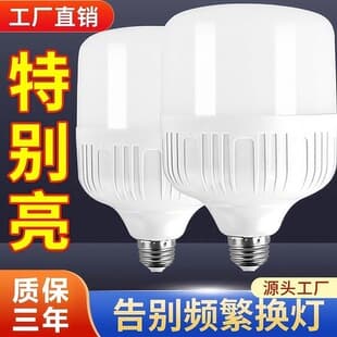 LED Bulb Home Use E27 Large Screw Base Energy Saving LED Lighting Super Bright High Power White Light Globe Bulb