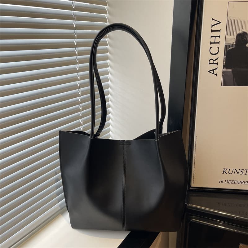 Tote Bag for Women 2026 Summer New Style Single Shoulder PU Premium Large Capacity Commuter Mother-Daughter Bag