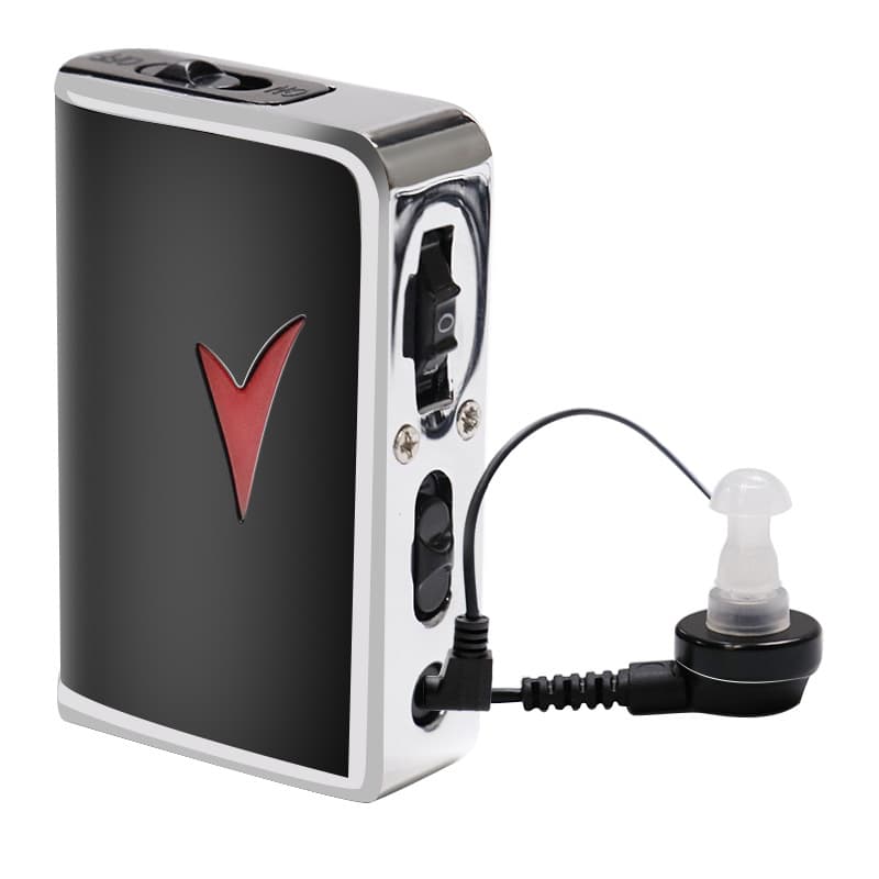 Wired Box Hearing Aid V99 Sound Ear Amplifier Headset English Version Wholesale