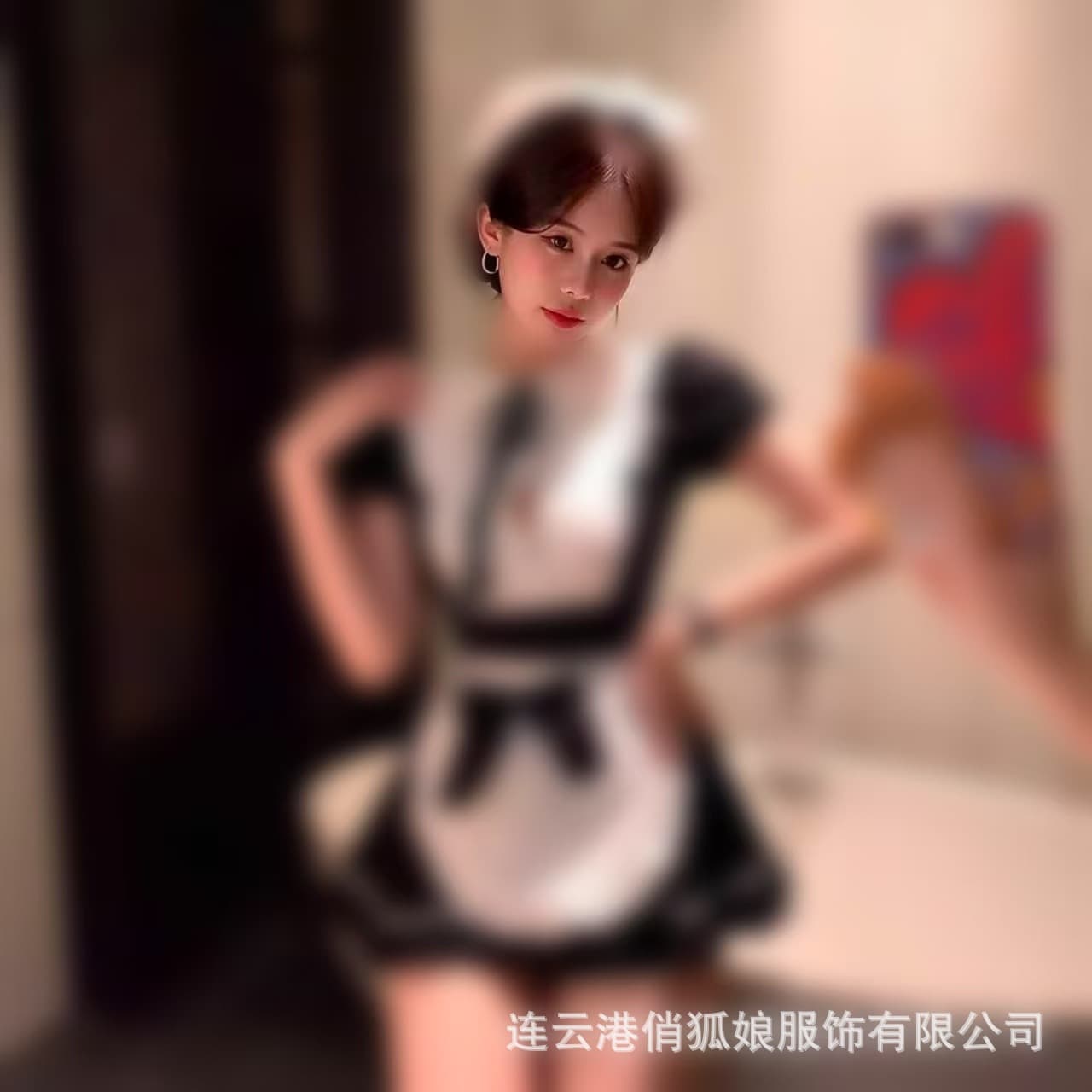 Pretty fox girl sexy lingerie sexy pure desire maid outfit apron maid cute sexy cute passionate C70 B41