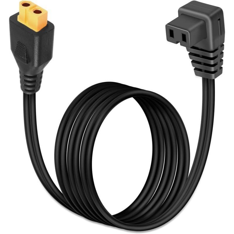 16AWG XT60 Female to Car Refrigerator Power Cable, 12V Refrigerator Cooler Freezer Power Cord