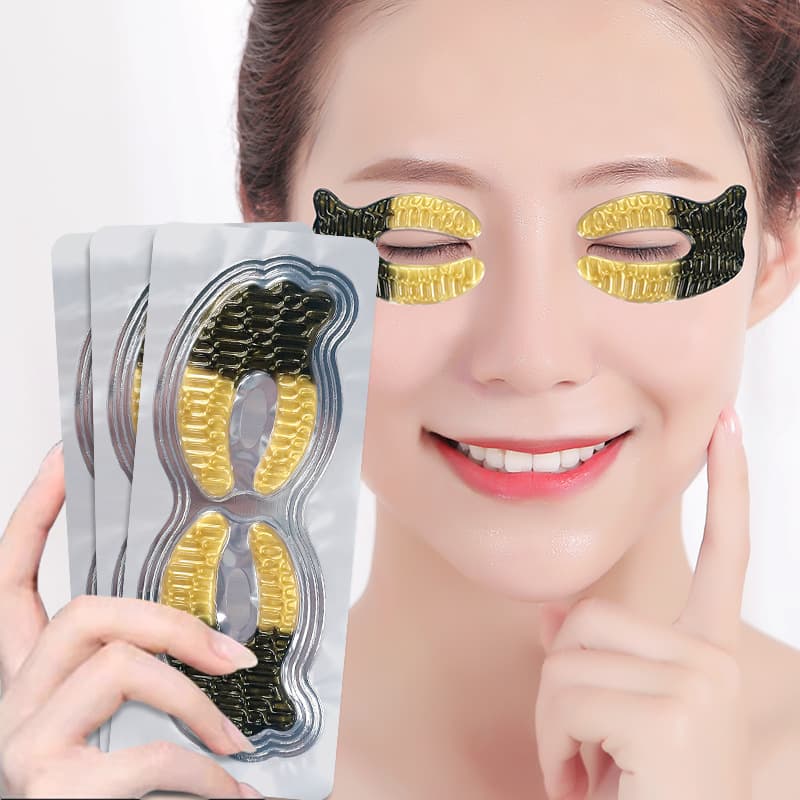 Laimei Eye Mask Patch Caviar Eye Mask Black Gold Eye Mask Anti-Wrinkle Eye Mask