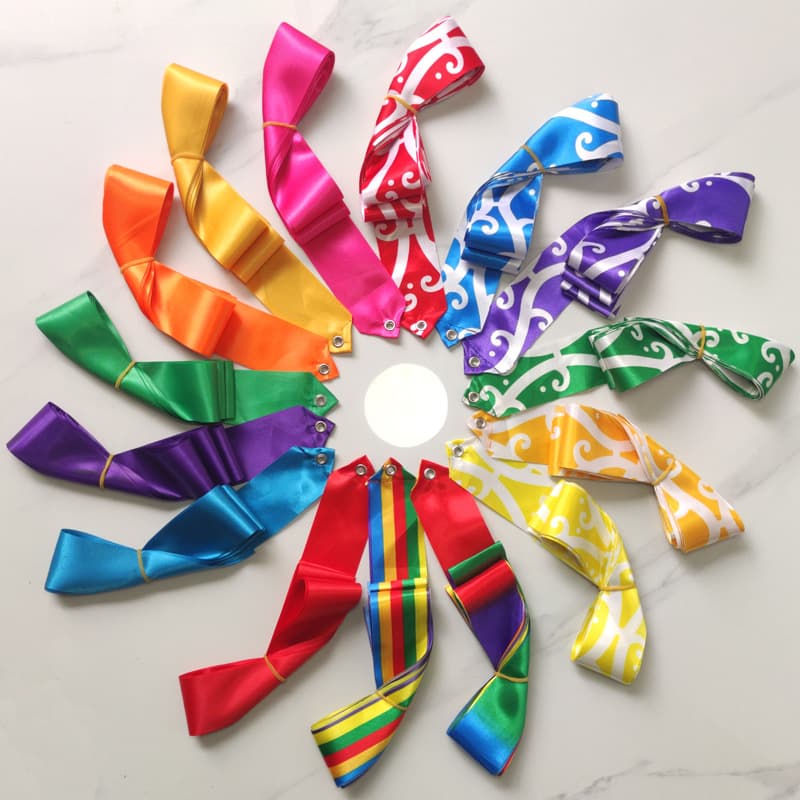 1.2-Meter Retractable Ribbon Pole with 6-Meter 10-Centimeter Ribbon for Dance Performances and Square Dancing