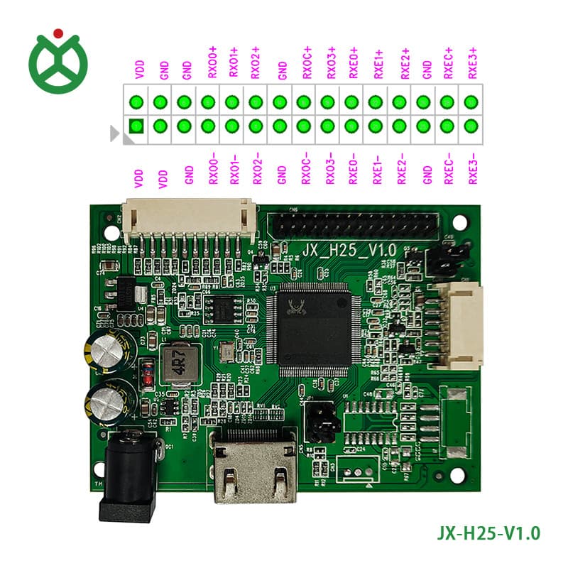 Single HDMI input direct drive small and medium size LVDS signal screen equipped with 8 programs resolution 1200PX