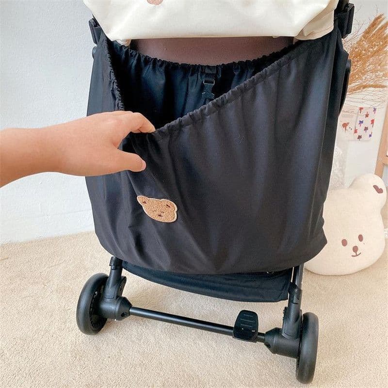 Ins Korean Style Baby Stroller Organizer Hanging Bag, Bottle and Diaper Storage Pouch, Cart Side Pocket