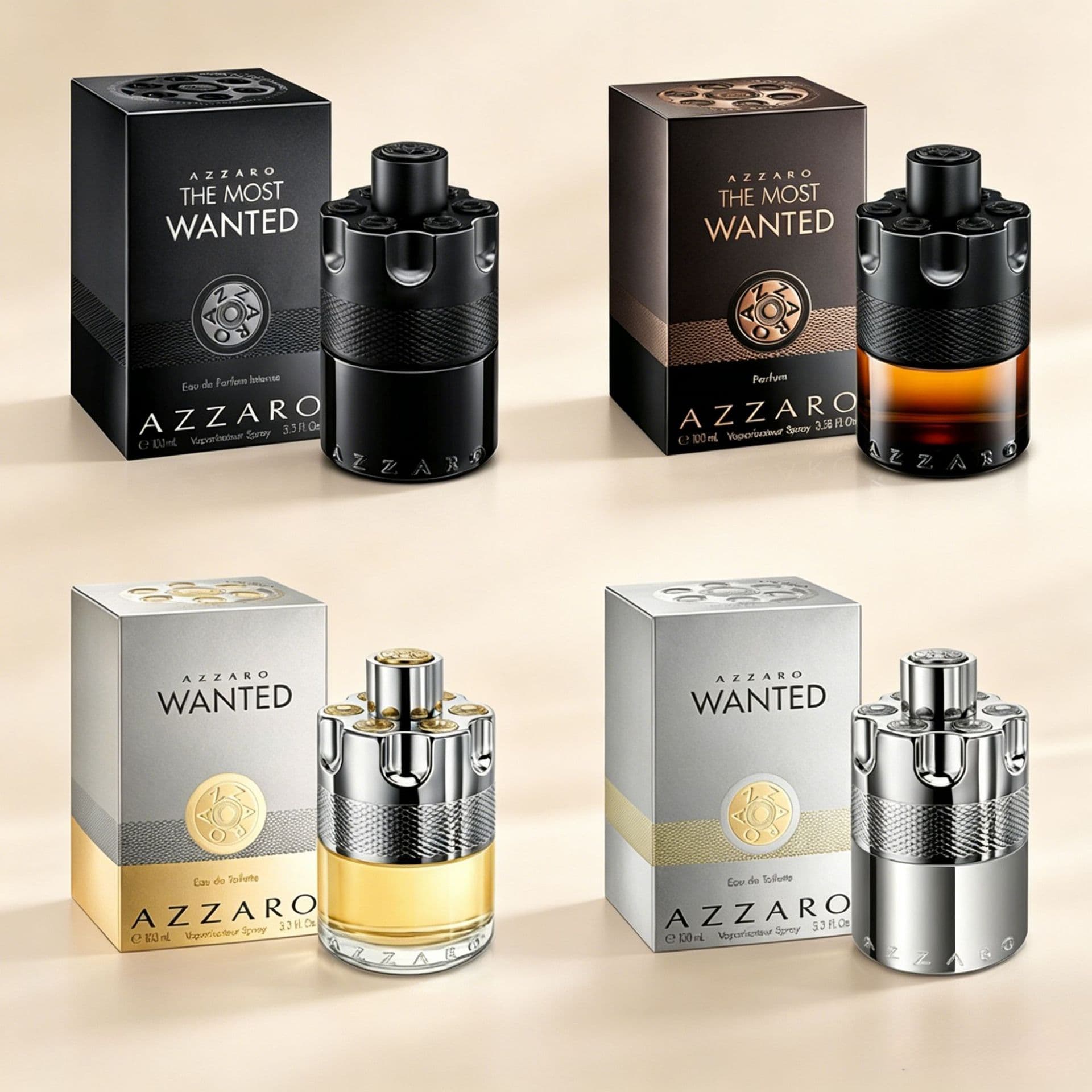 Middle East Arab Cross-border Hot-selling Big Brand Men's Perfume Wholesale Azzaro Wanted Midnight Hunt Eau de Parfum