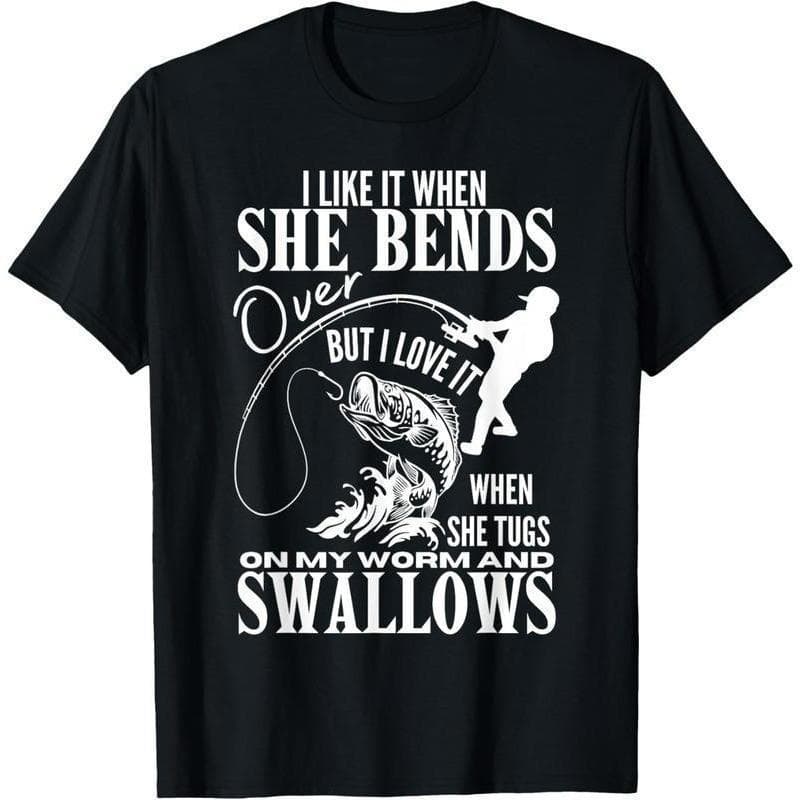 【Cross-border EU Size】100% Cotton I Like It When She Bends Over
