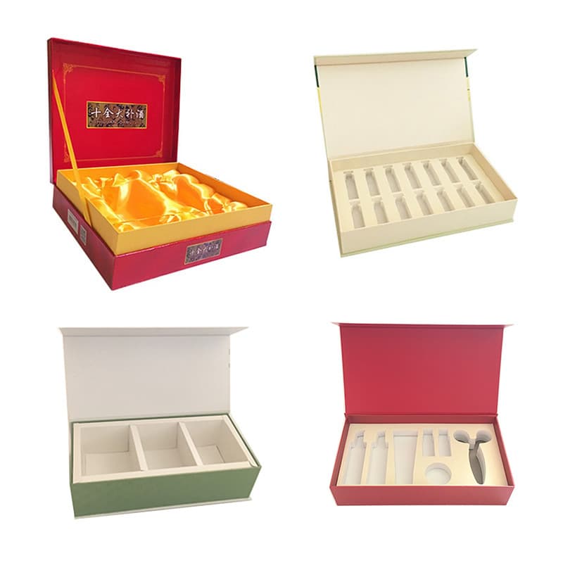 Custom Gift Box with Lid and Base, Jewelry Gift Box, Cosmetic Makeup Hard Paper Box, Flip Book Box Customization