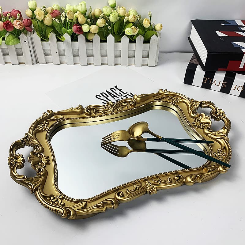Vintage Tray Food Decoration Storage, Social Media Photography Props, Amazon Export