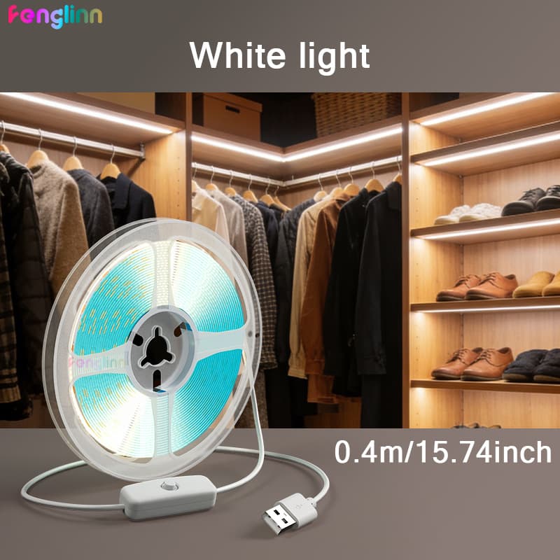 5V USB Powered Flexible LED Strip Light for Home Decoration, Christmas Decoration, TV and Mirror