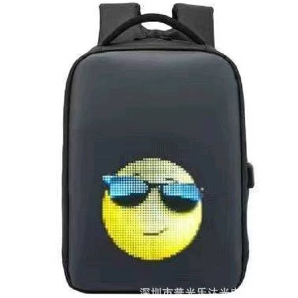 LED backpack display backpack LED school bag HD backpack dynamic backpack TV backpack LCD backpack large goods