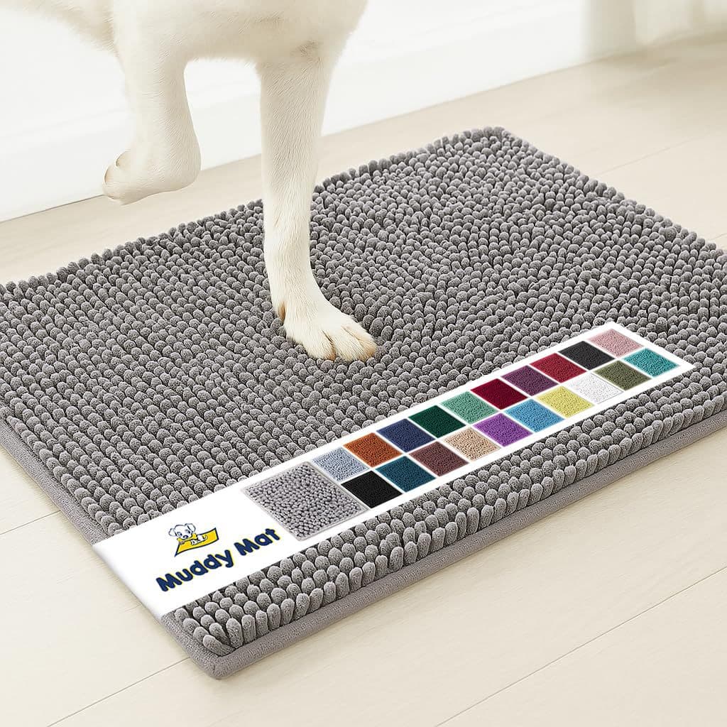 Cross-border pet door mats, non-slip indoor super absorbent floor mats, entrance mats, machine washable pet carpets