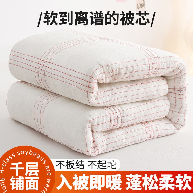 Cotton Quilt Batting Wholesale Thick Mattress Pad Student Dormitory All-Season Quilt Core Summer Cool Quilt Padding Handmade