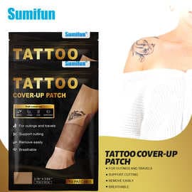 Sumifun cross-border new product covers tattoos, invisible flesh-colored patch, covers scars and birthmarks, waterproof, breathable, concealer, fake leather