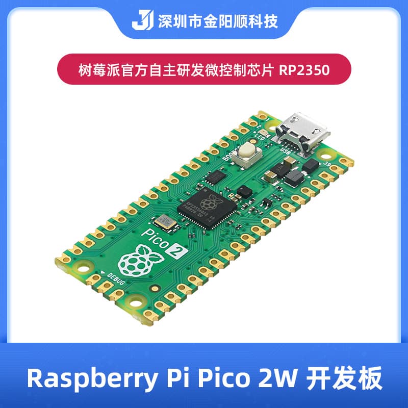 Raspberry Pi Pico 2 Official Development Board Raspberry Pi Pico 2W Dual-Core RP2350 Chip Python