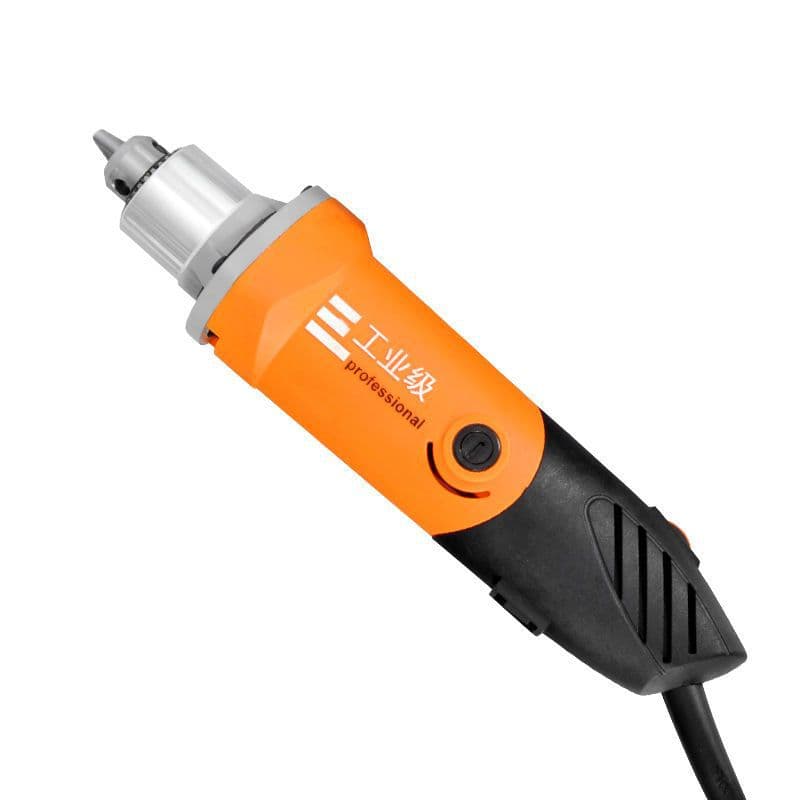 Electric grinder, small handheld polisher, jade and wood carving electric polishing, cutting and carving tool, mini electric drill, straight hair.