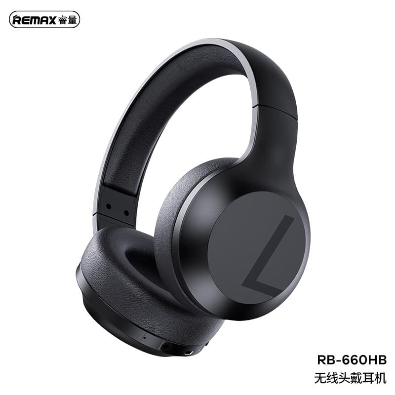 REMAX Over-Ear Wireless Bluetooth Headphones V5.0 Skin-Friendly Material Immersive Surround Sound Headset 660HB