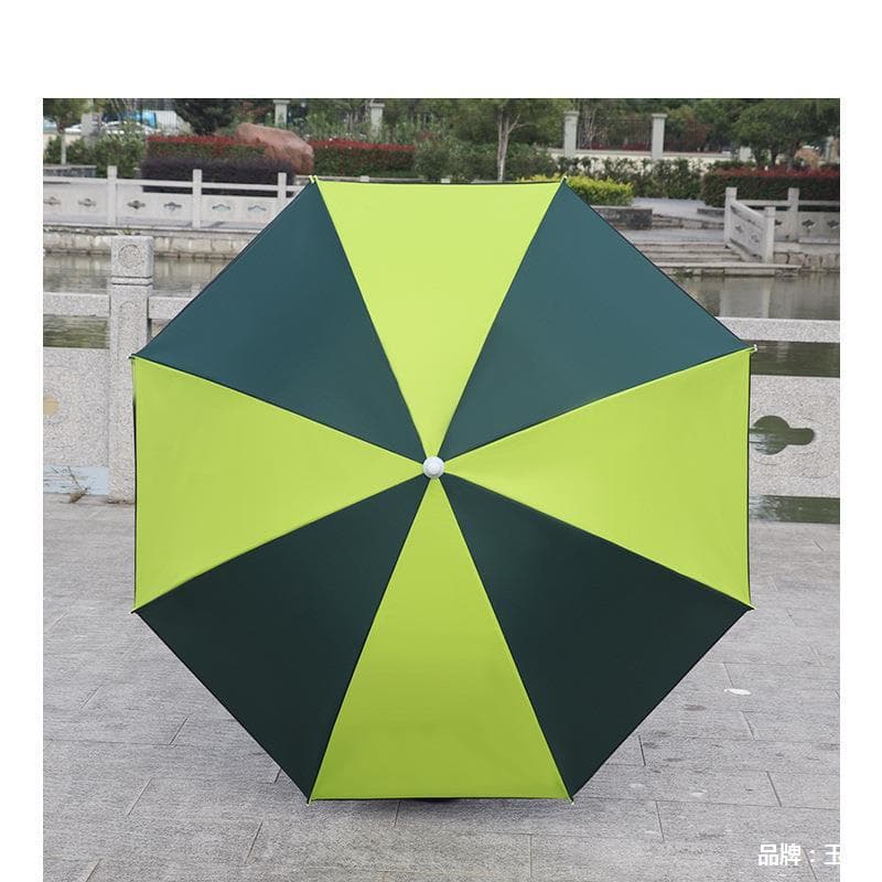 Black vinyl fishing umbrella, fishing tackle umbrella, large fishing umbrella, universal advertising umbrella, thickened sun protection umbrella, fishing rain umbrella, iron.