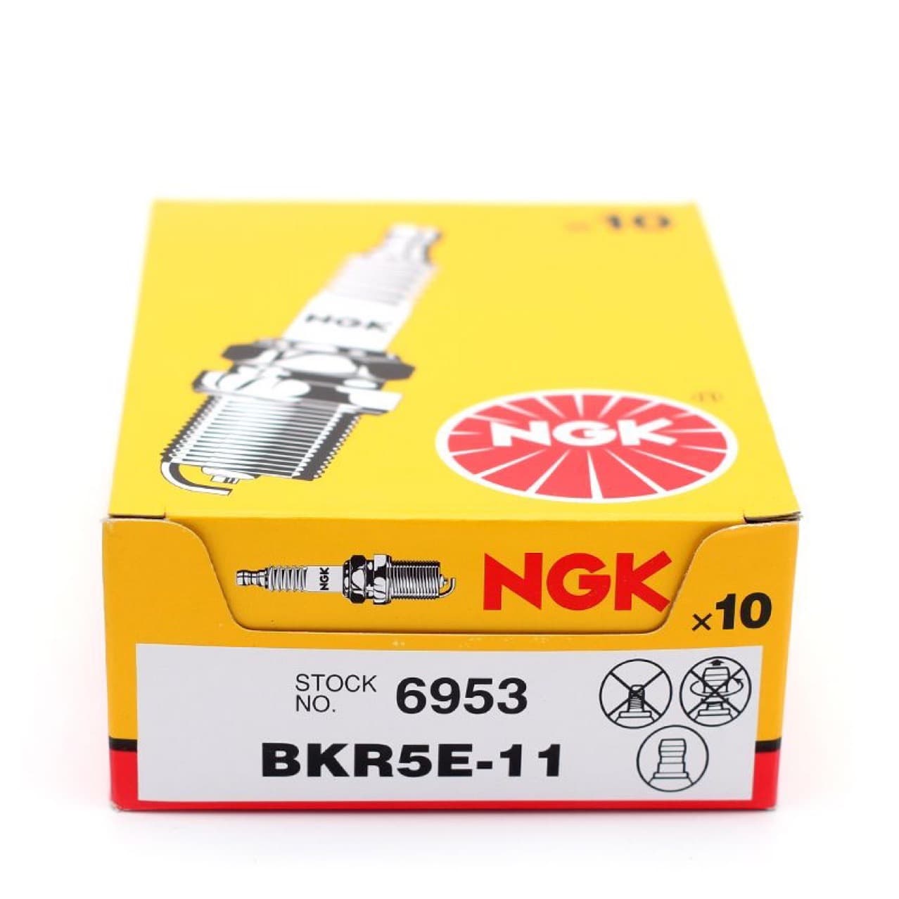 Compatible with NGK Spark Plug BKR5E-11 6953 for Elantra, Accent, Sonata, Cerato, Mitsubishi