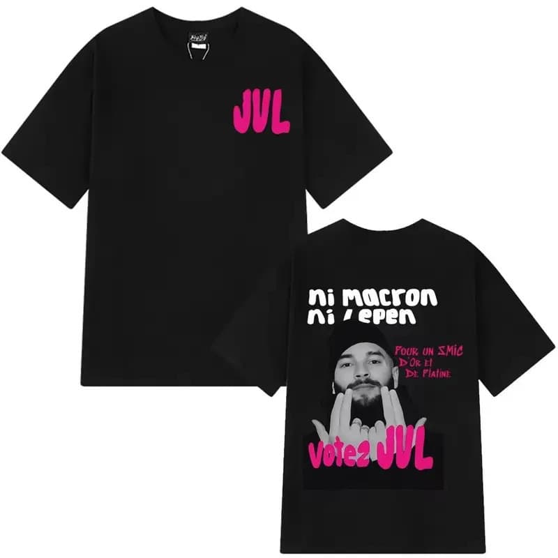 [Cross-border European code] Y2k Hip-hop T-shirt 2026 French Rapper JUL Fashi