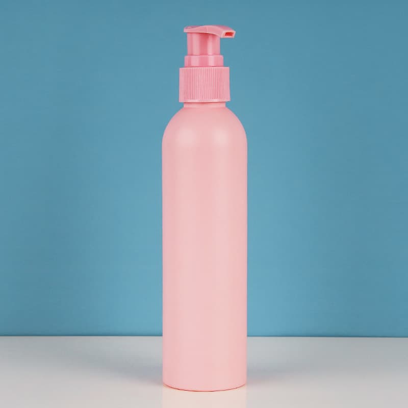 180ml plastic pet lotion round shoulder bottle press cleanser shampoo bottle shower gel and other bottles daily chemical bottles