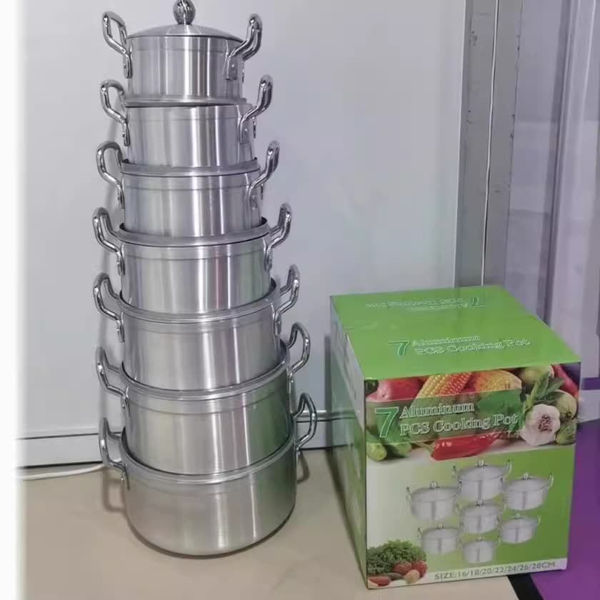 Pot Sand Light Pot 7-Piece Set, Middle East Africa Hot Selling Soup Pot Set 16/18/20/22/24/26/28 SET