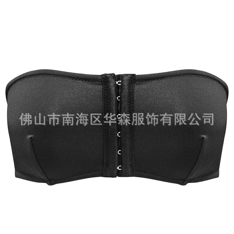 Cross-border Hot Selling Sexy Front-Clasp Strapless Bralette Without Underwire Wedding Bra Same Style as Temu Amazon Shein