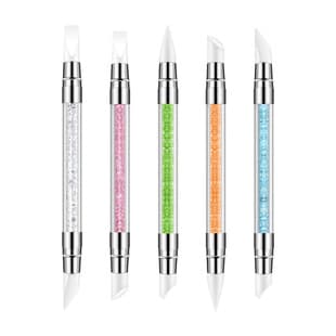 Nail Art Double Ended Silicone Pen Functional Pen Single Pack Sticker Press Pen for Painting Rubbing Mirror Powder Manufacturer