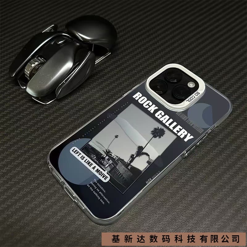 Rock Gallery Case for Apple 15 Pro Max, iPhone 16 Fashion, 14 Stylish, 13 Trendy, 12 Literature and Art