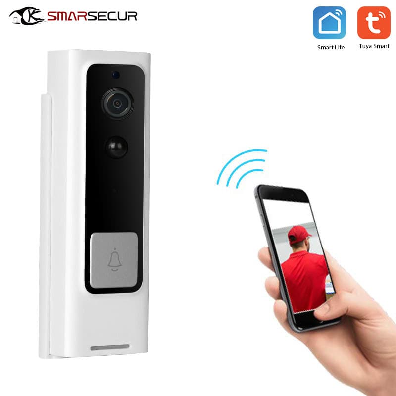Tuya smart wireless video intercom mobile phone remote camera infrared night vision wifi Tuya smart doorbell