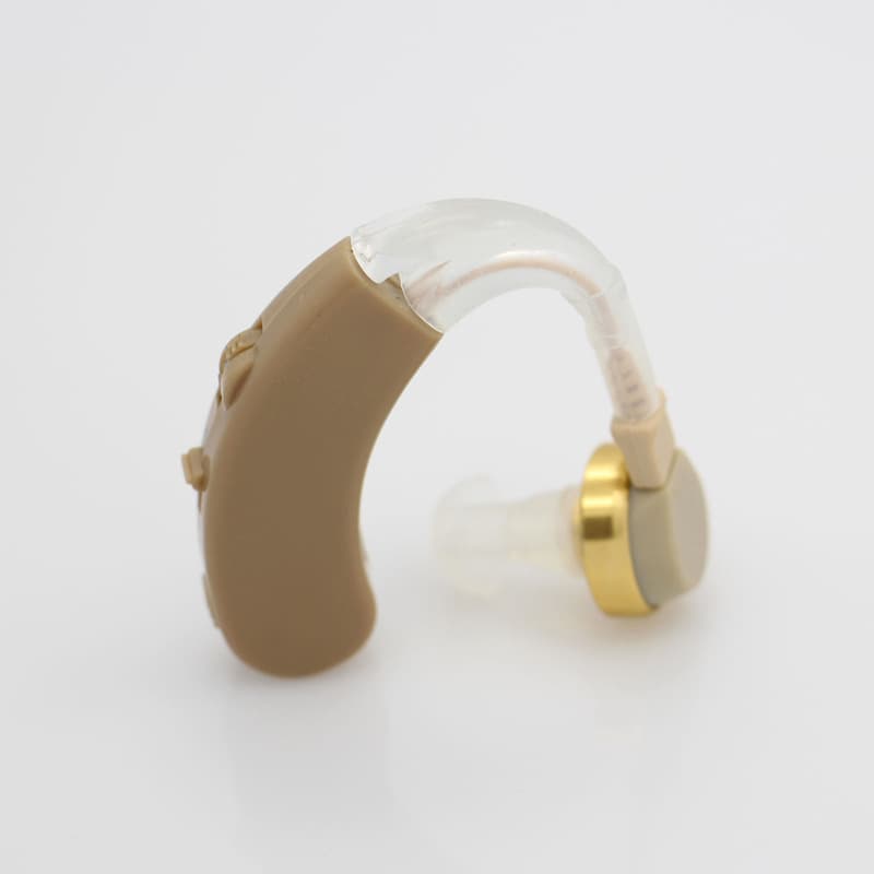 AXONV-163 Sound Amplifier Hearing Aid Headphone Velvet Case Assistive Listening Device Low-Frequency Noise Reduction Behind-the-Ear Binaural
