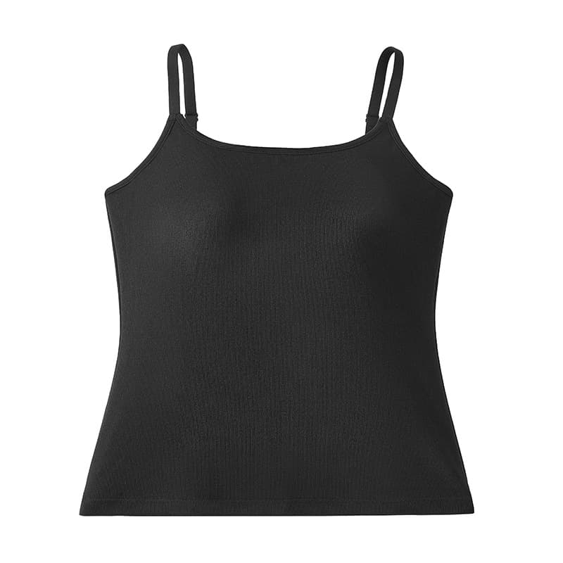 Plus Size D Cup Modal Cool Feeling Camisole Women's Inner Layer Backless with Pads Summer Thin Underwear