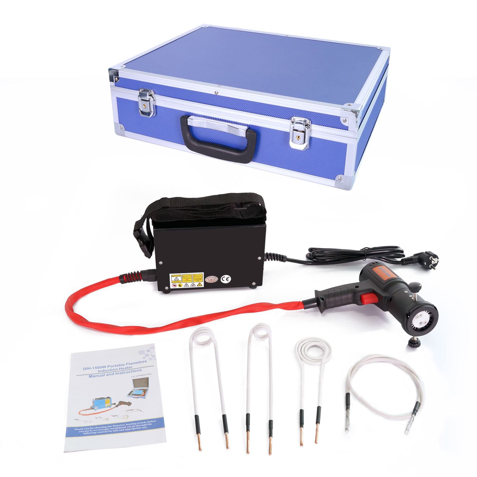 Portable 1.5kw Threaded Heater Split Type Screw Heating Machine Rust Bolt Removal Machine Handheld Threaded Heater