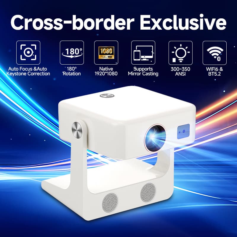 Export Special CY350 Android Projector Auto Focus WiFi HD 1080P Home Theater Projector