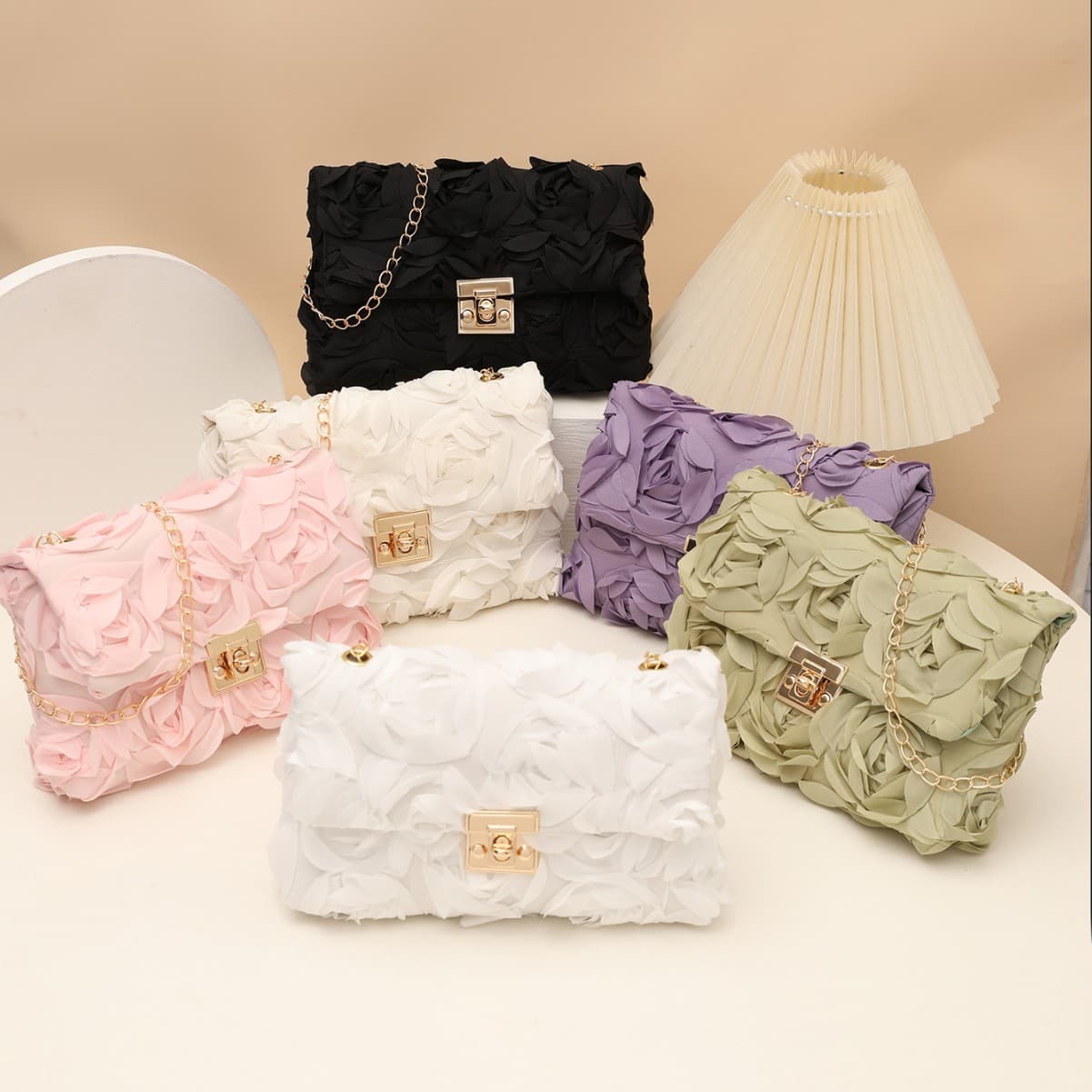 Floral Trendy 2026 Spring New Elegant Rose Single Shoulder Handbag for Women, Small Bag