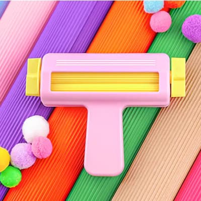 Kamei Embossing Machine Paper Rolling Cylinder Embosser Children's Journal Roller Imprinting Embossing Machine Kindergarten Handmade Paper Art Tool
