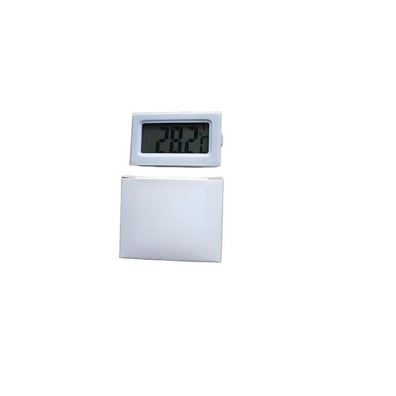Digital Display Embedded Electronic Thermometer with Probe, Industrial Temperature Gauge for Refrigerator and Fish Tank
