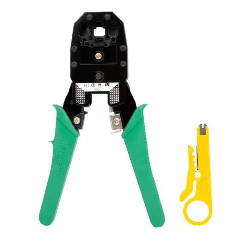 Crimping Tool for Cat5 Cat6 RJ45 Connectors Professional Network Cable Crimper for Indoor Wiring Projects